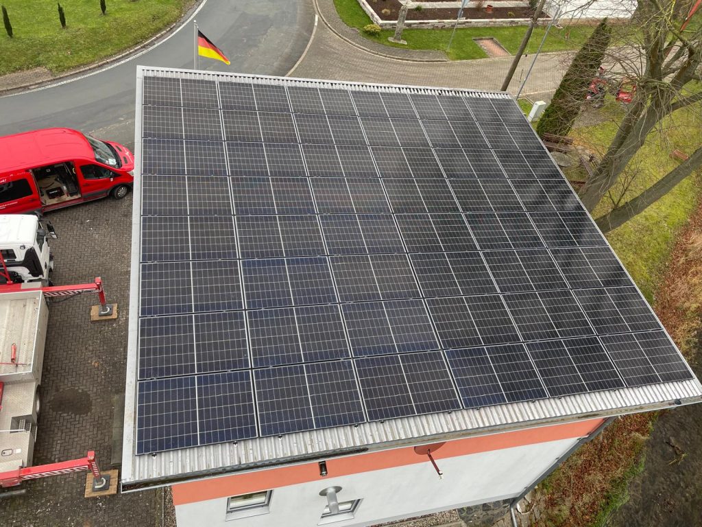 1. PV Anlage der BG SMARTinfeld geht ans Netz